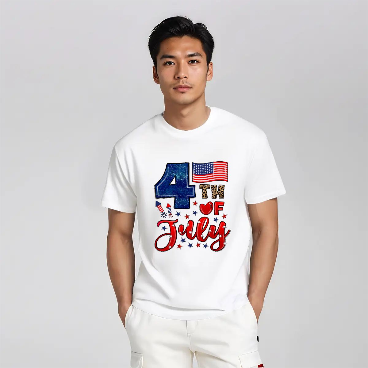 Unisex Cotton T-Shirt 4th of July