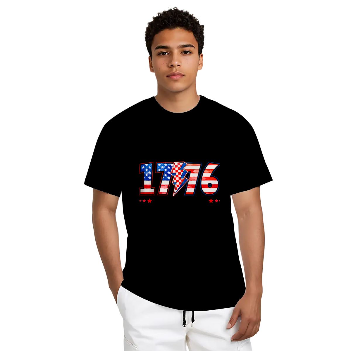 Unisex Cotton T-Shirt 1776 Coquette