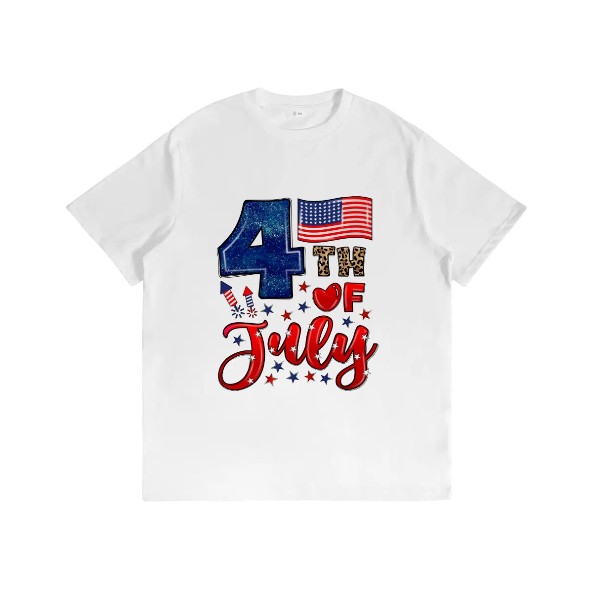 Unisex Cotton T-Shirt 4th of July